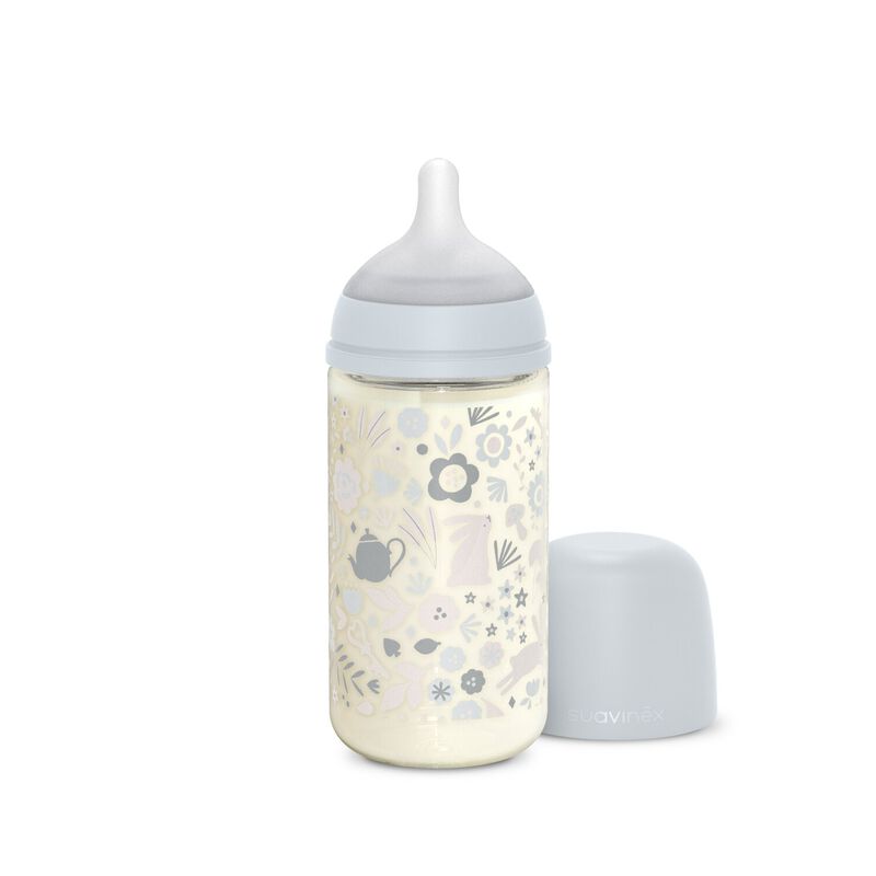 Biberon Suavinex en verre 240ml tétine SX Pro S - Wonderland