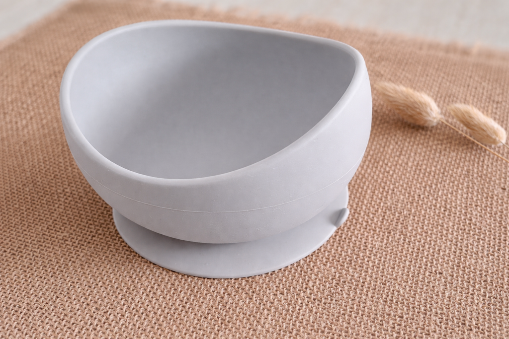 Bol en silicone antidérapant – Gris