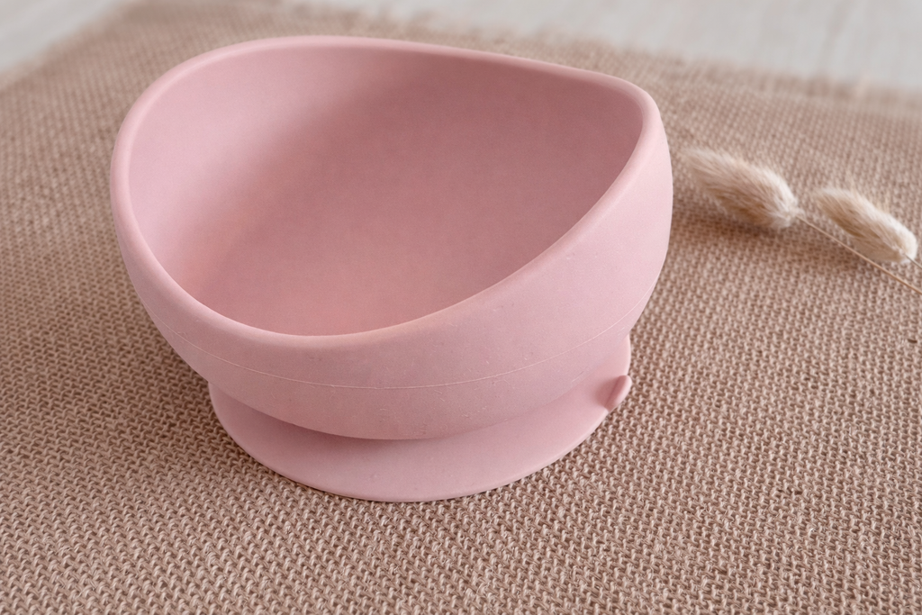 Bol en silicone antidérapant – Mauve