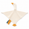 Doudou plat en mousseline - Oie Ecrue