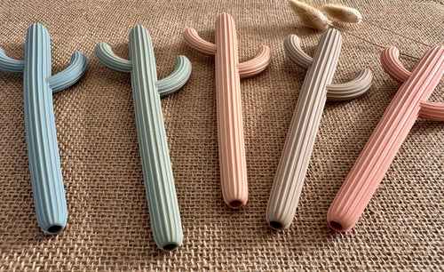 Anneau de dentition cactus en silicone