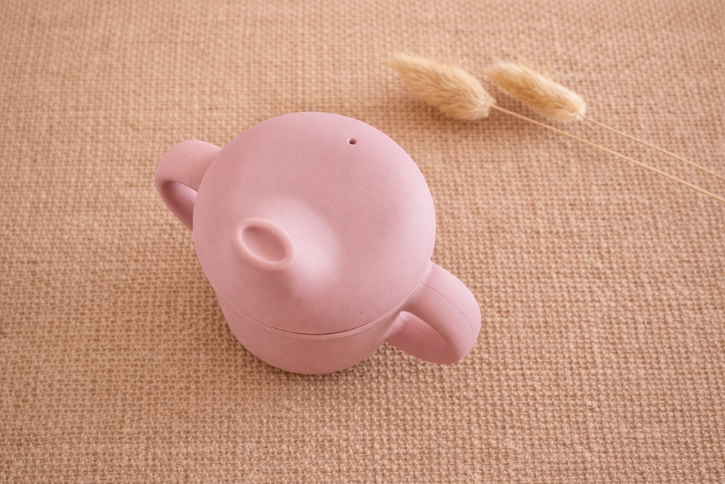 Tasse d'apprentissage à bec en silicone – Mauve