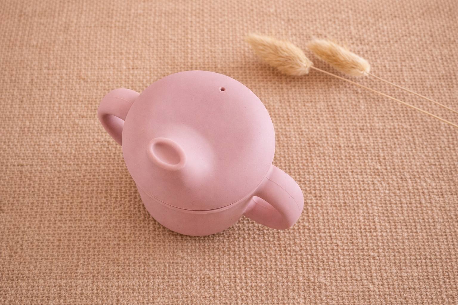 Tasse d'apprentissage à bec en silicone – Mauve
