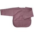 Bavoir à manches imperméable en coton bio – Raisin