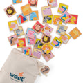 Jeu de mémoire en bois animaux – Memory éducatif enfant