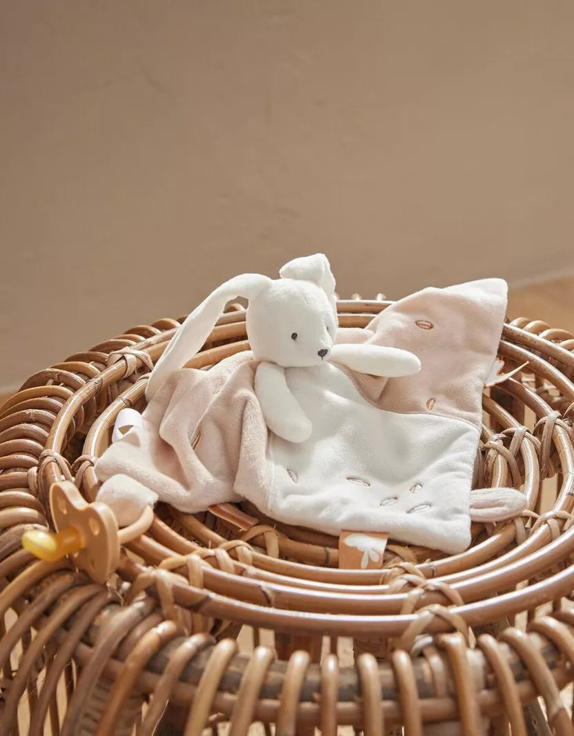 Doudou plat - Noukie's Neige le lapin