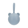 Etui tétine en silicone ourson - Bleu ciel