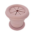 Gobelet à collation pliable en silicone - Mauve