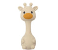 Hochet girafe de dentition en silicone - Beige