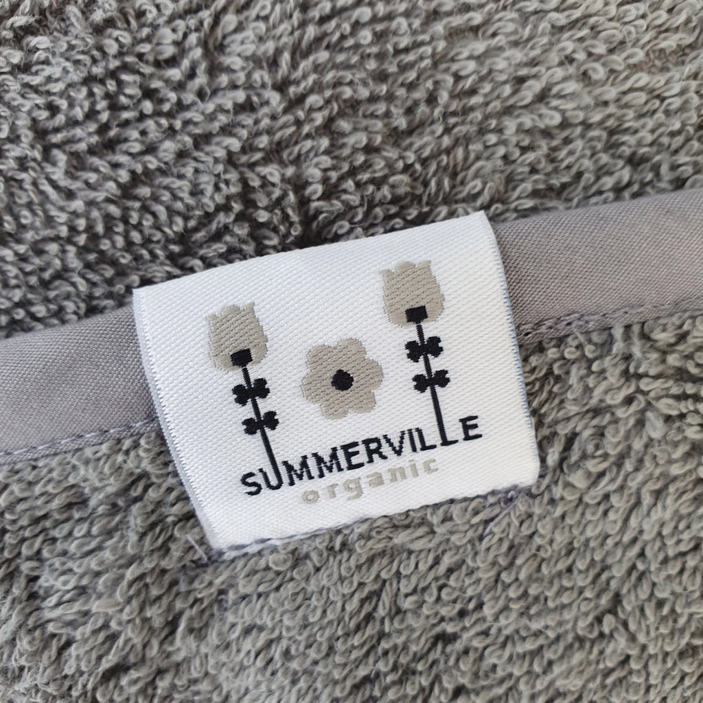 Serviette à capuche avec oreilles de lapin - Gris