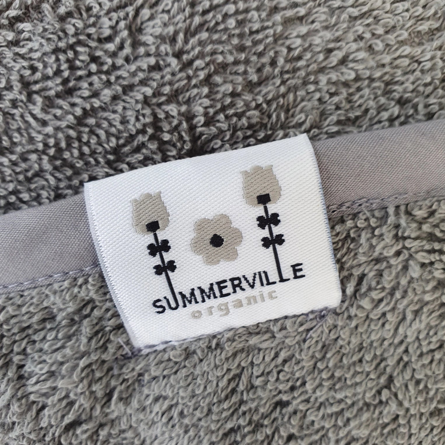 Serviette à capuche avec oreilles de lapin - Gris